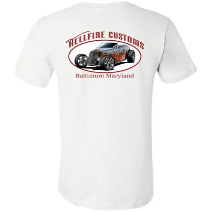 HellFire Customs Jersey Short-Sleeve T-Shirt - T-Shirts Athletic Heather / M Real Domain Streetwear Real Domain Streetwear