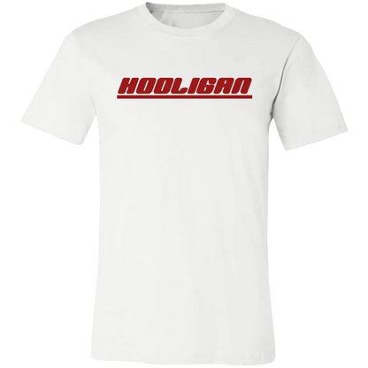 Hooligan Jersey Short-Sleeve T-Shirt - T-Shirts White / S Real Domain Streetwear Real Domain Streetwear