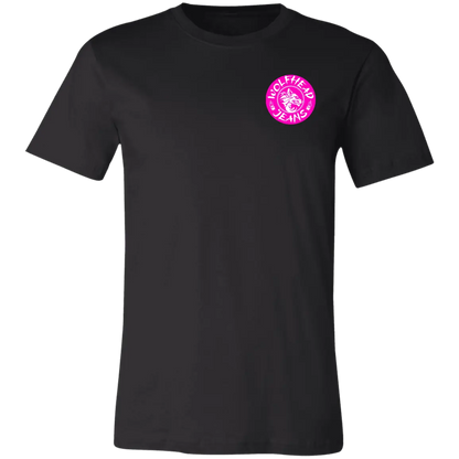 Be the Alpha Women's Pink Jersey Short-Sleeve T-Shirt - T-Shirts Black / S Real Domain Streetwear Real Domain Streetwear