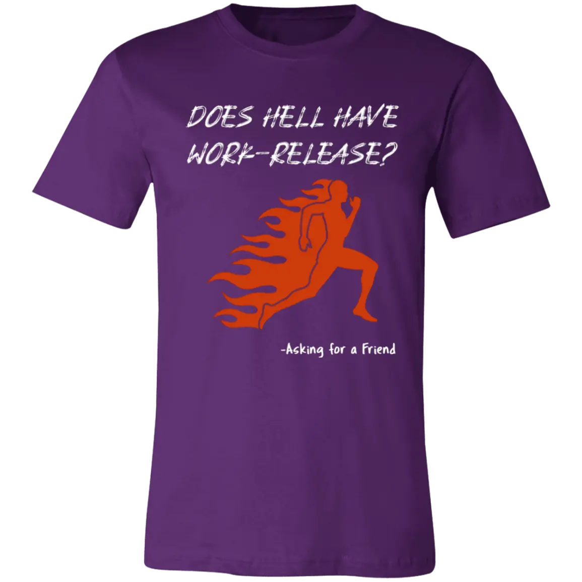 Does Hell Have Work-Release Jersey Short-Sleeve T-Shirt - T-Shirts Team Purple / M Real Domain Streetwear Real Domain Streetwear