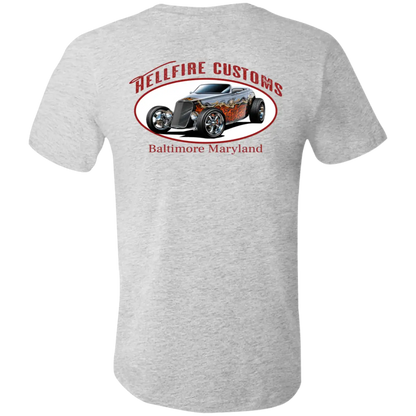 HellFire Customs Jersey Short-Sleeve T-Shirt - T-Shirts Athletic Heather / M Real Domain Streetwear Real Domain Streetwear