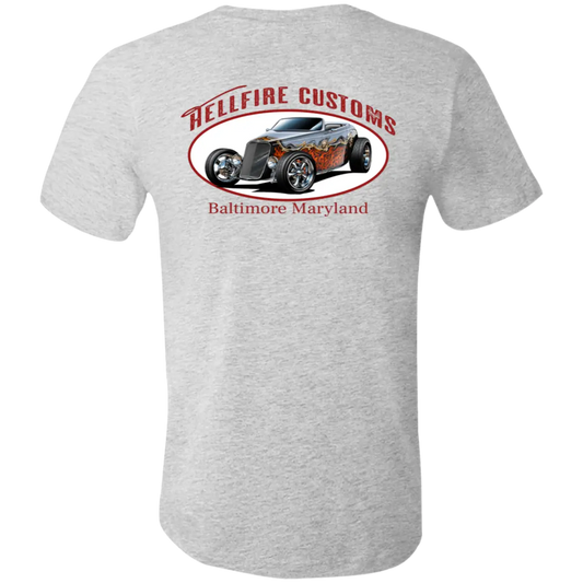 HellFire Customs Jersey Short-Sleeve T-Shirt - T-Shirts Athletic Heather / M Real Domain Streetwear Real Domain Streetwear
