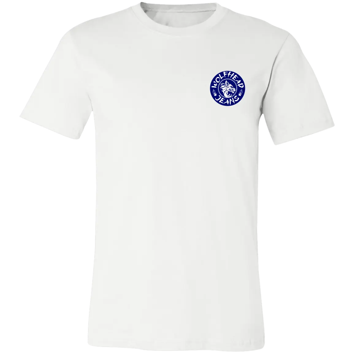 Be the Alpha Men's Blue Jersey Short-Sleeve T-Shirt - T-Shirts White / M Real Domain Streetwear Real Domain Streetwear