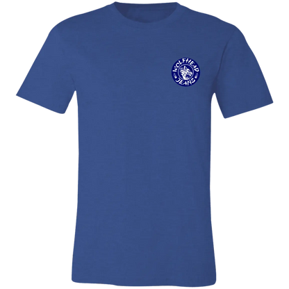 Be the Alpha Men's Blue Jersey Short-Sleeve T-Shirt - T-Shirts Heather Royal / M Real Domain Streetwear Real Domain Streetwear