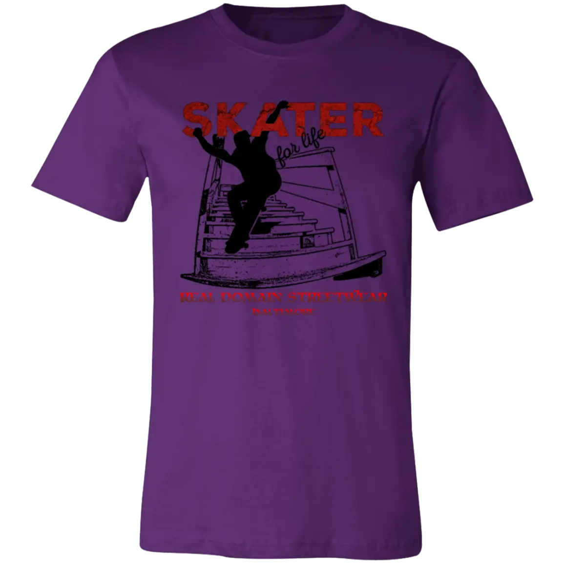 Skater for Life Jersey Short-Sleeve T-Shirt - T-Shirts Team Purple / S Real Domain Streetwear Real Domain Streetwear