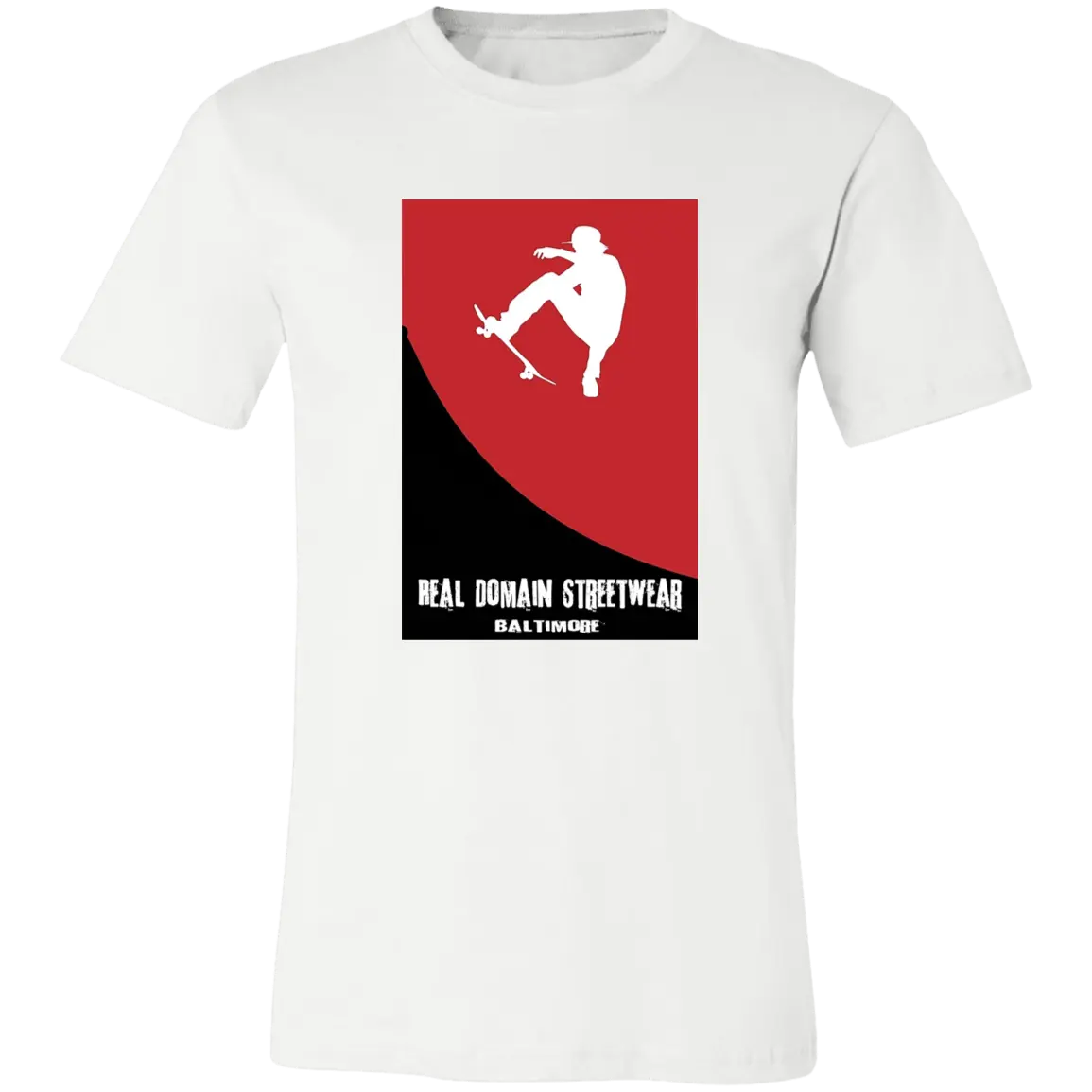 Real Domain Streetwear Jersey Short-Sleeve T-Shirt - T-Shirts White / M Real Domain Streetwear Real Domain Streetwear
