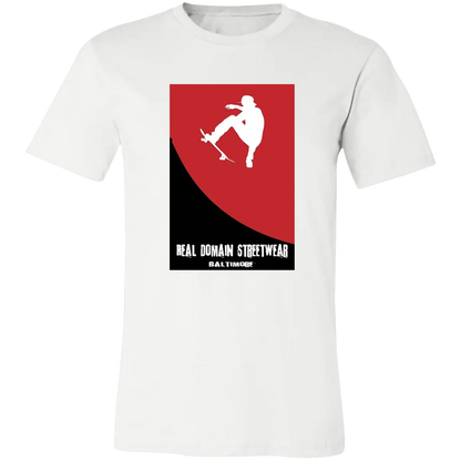 Real Domain Streetwear Jersey Short-Sleeve T-Shirt - T-Shirts White / M Real Domain Streetwear Real Domain Streetwear