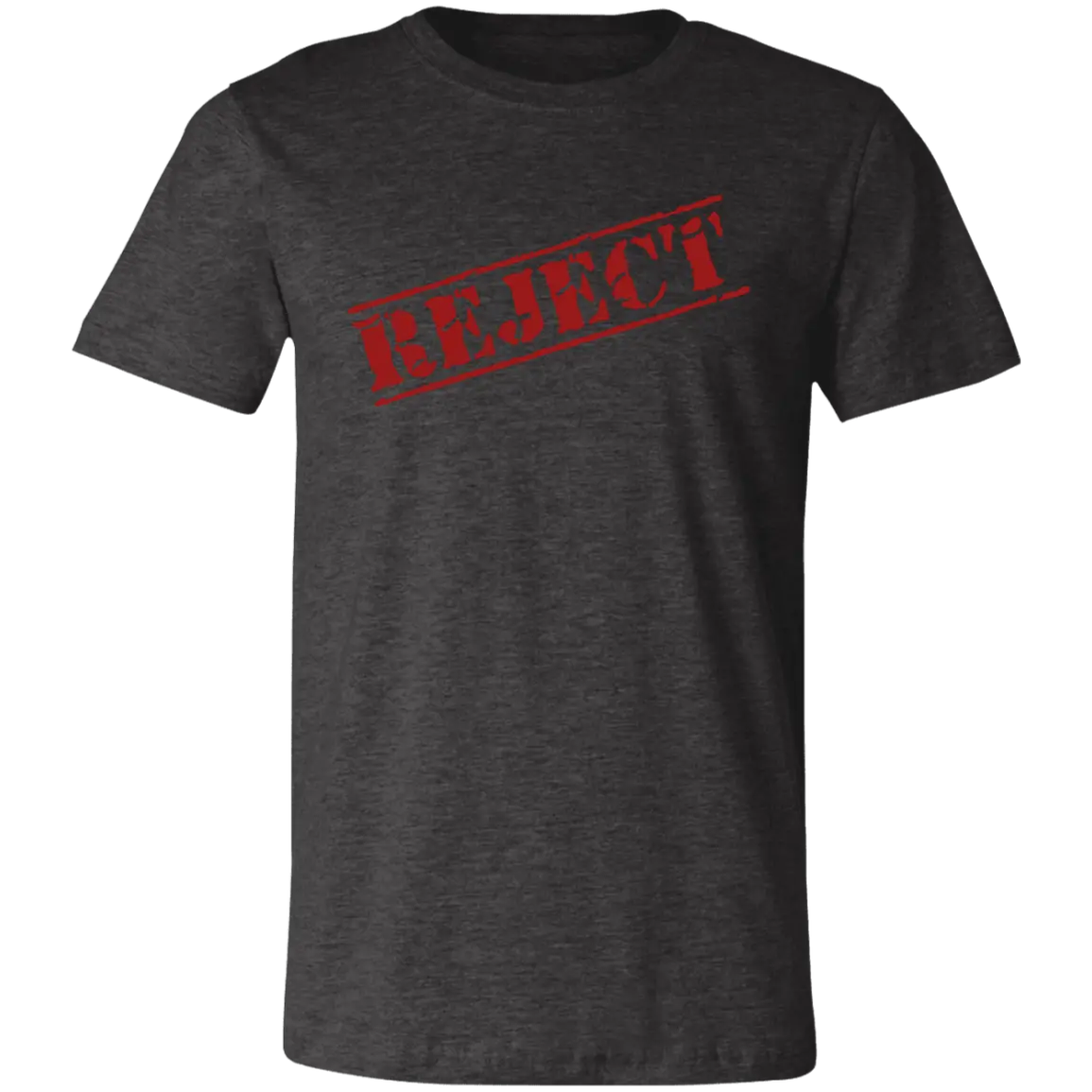 Reject Jersey Short-Sleeve T-Shirt - T-Shirts Dark Grey Heather / S Real Domain Streetwear Real Domain Streetwear