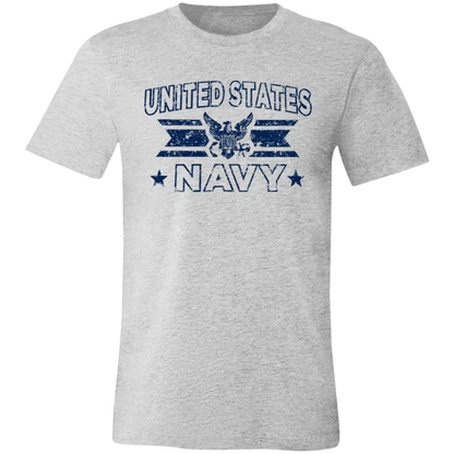 United States Navy Jersey Short-Sleeve T-Shirt - T-Shirts Athletic Heather / S Real Domain Streetwear Real Domain Streetwear