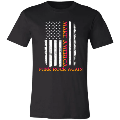 Make America Punk Rock Again Jersey Short-Sleeve T-Shirt - T-Shirts Black / S Real Domain Streetwear Real Domain Streetwear