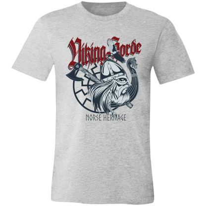 Viking Horde Jersey Short-Sleeve T-Shirt - T-Shirts Athletic Heather / S Real Domain Streetwear Real Domain Streetwear