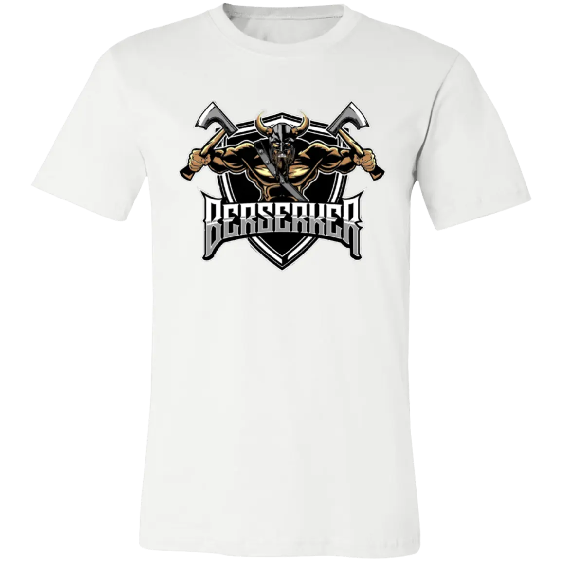 Berserker Jersey Short-Sleeve T-Shirt - T-Shirts White / M Real Domain Streetwear Real Domain Streetwear