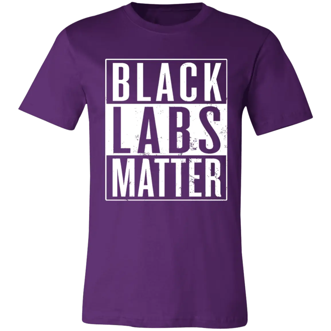 Black Labs Matter Short-Sleeve T-Shirt - T-Shirts Team Purple / S Real Domain Streetwear Real Domain Streetwear
