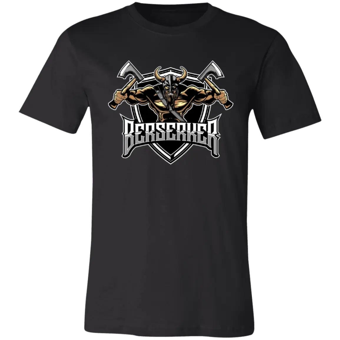 Berserker Jersey Short-Sleeve T-Shirt - T-Shirts Black / M Real Domain Streetwear Real Domain Streetwear