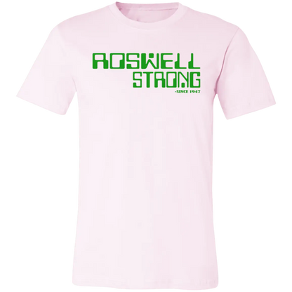 Roswell Strong Jersey Short-Sleeve T-Shirt - T-Shirts Soft Pink / M Real Domain Streetwear Real Domain Streetwear