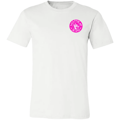 Be the Alpha Women's Pink Jersey Short-Sleeve T-Shirt - T-Shirts White / S Real Domain Streetwear Real Domain Streetwear