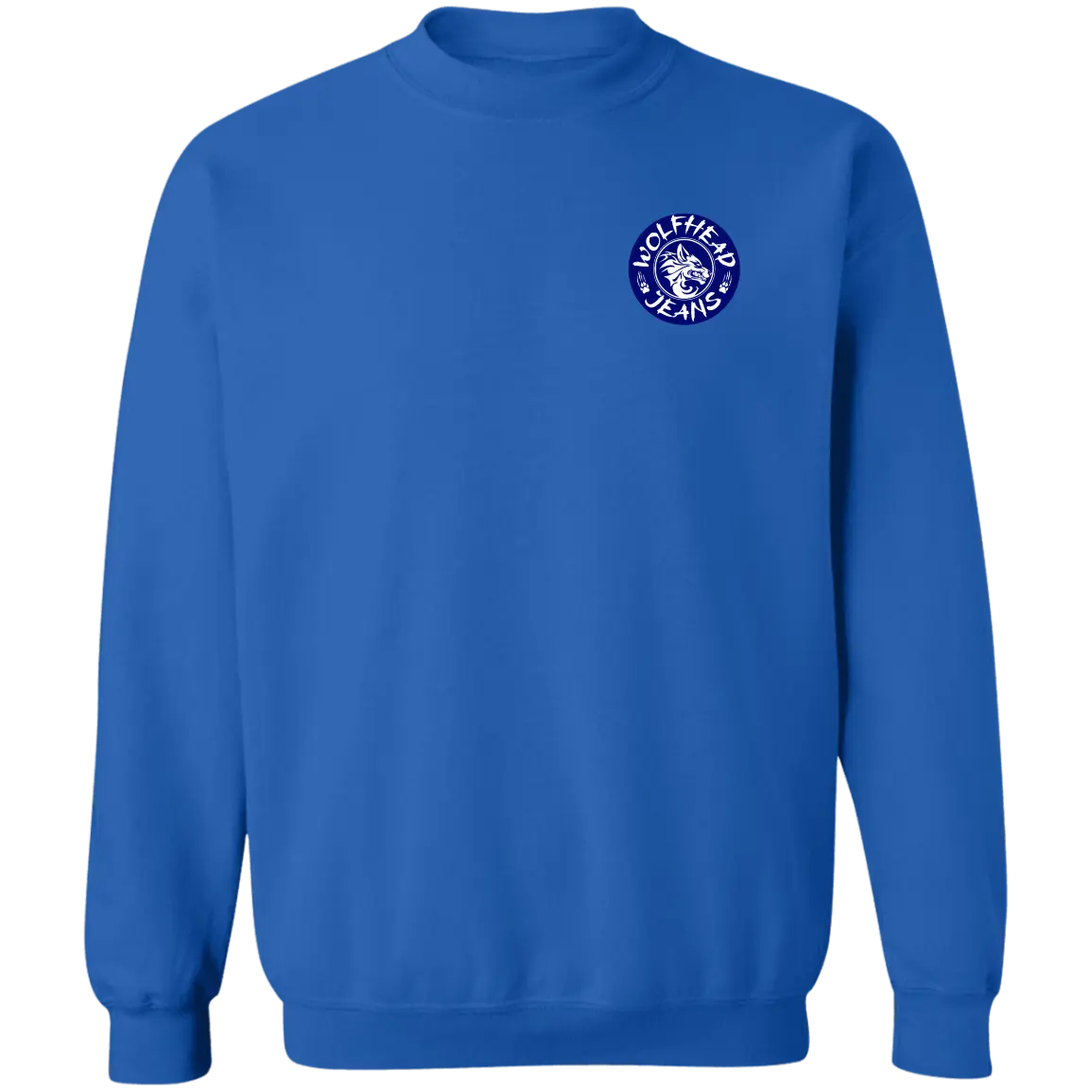 Be the Alpha Blue Crewneck Pullover Sweatshirt - Image #6