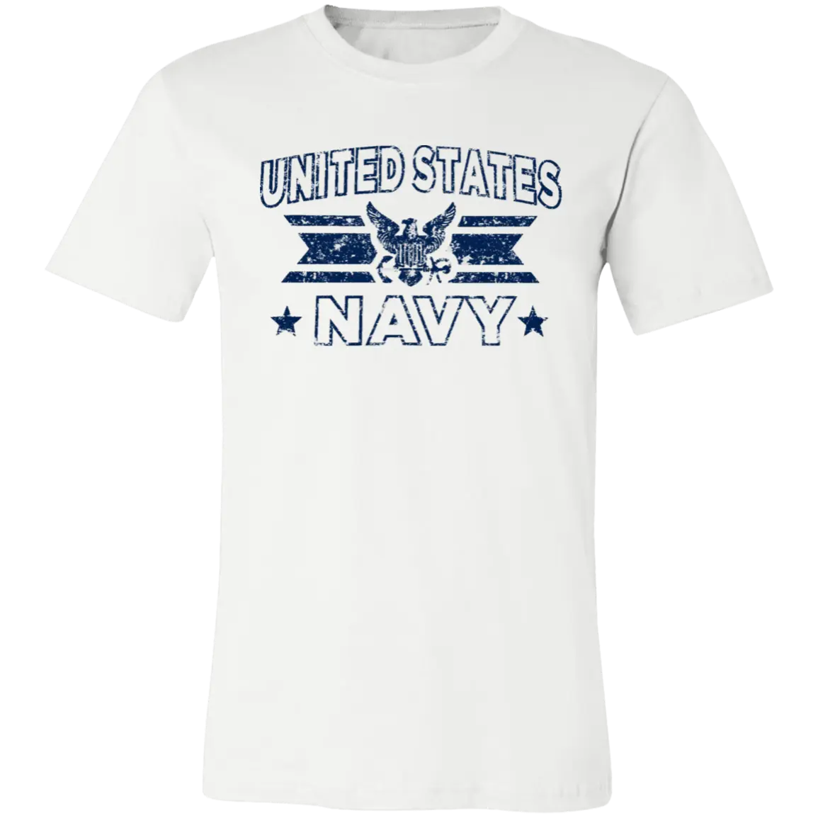 United States Navy Jersey Short-Sleeve T-Shirt - T-Shirts White / S Real Domain Streetwear Real Domain Streetwear