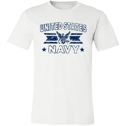 United States Navy Jersey Short-Sleeve T-Shirt - T-Shirts White / S Real Domain Streetwear Real Domain Streetwear