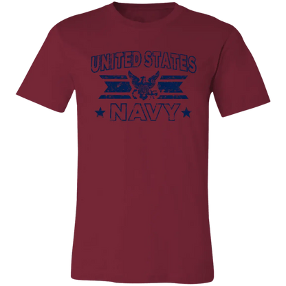 United States Navy Jersey Short-Sleeve T-Shirt - T-Shirts Cardinal / S Real Domain Streetwear Real Domain Streetwear