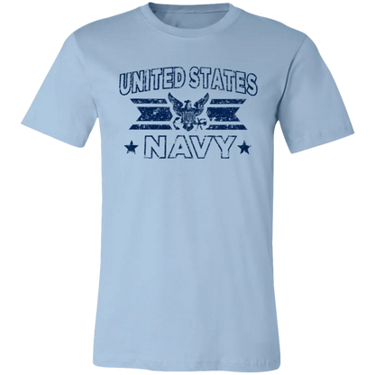 United States Navy Jersey Short-Sleeve T-Shirt - T-Shirts Light Blue / S Real Domain Streetwear Real Domain Streetwear