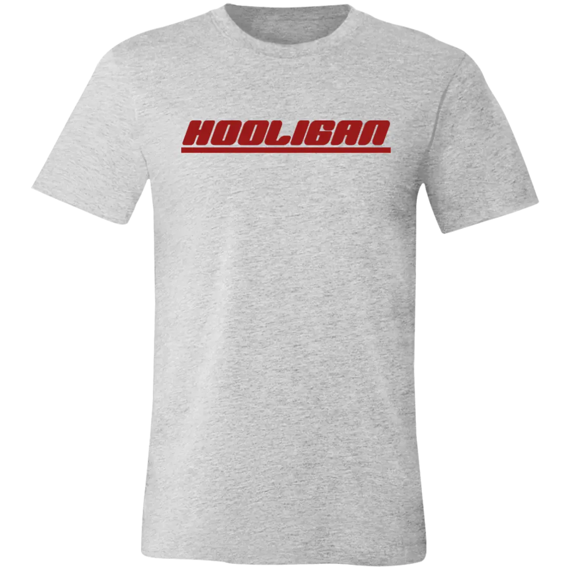 Hooligan Jersey Short-Sleeve T-Shirt - T-Shirts Athletic Heather / S Real Domain Streetwear Real Domain Streetwear