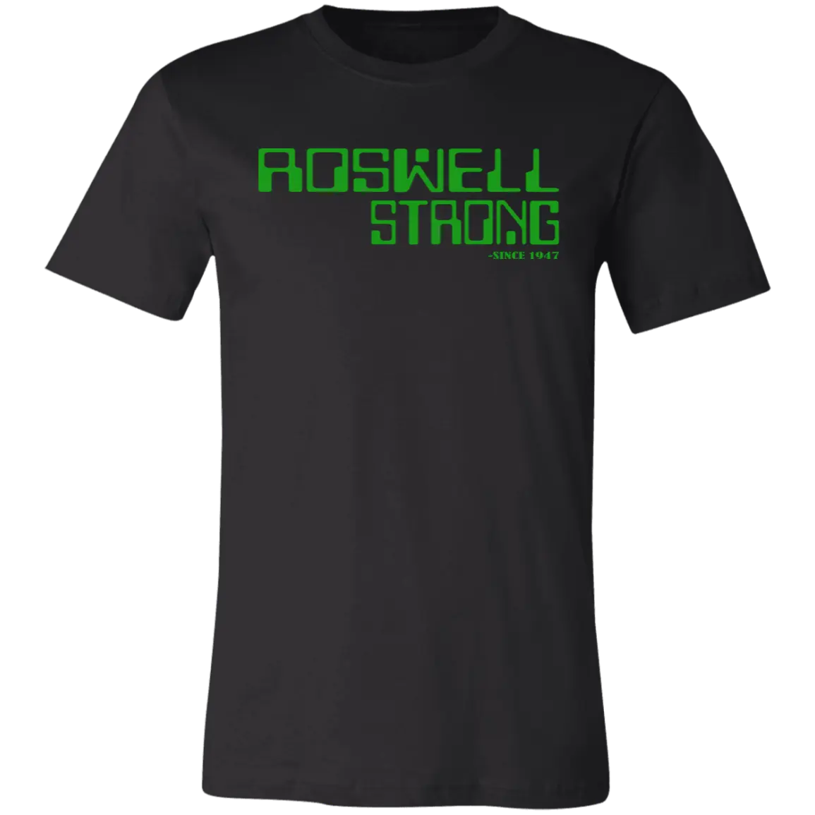 Roswell Strong Jersey Short-Sleeve T-Shirt - T-Shirts Black / M Real Domain Streetwear Real Domain Streetwear