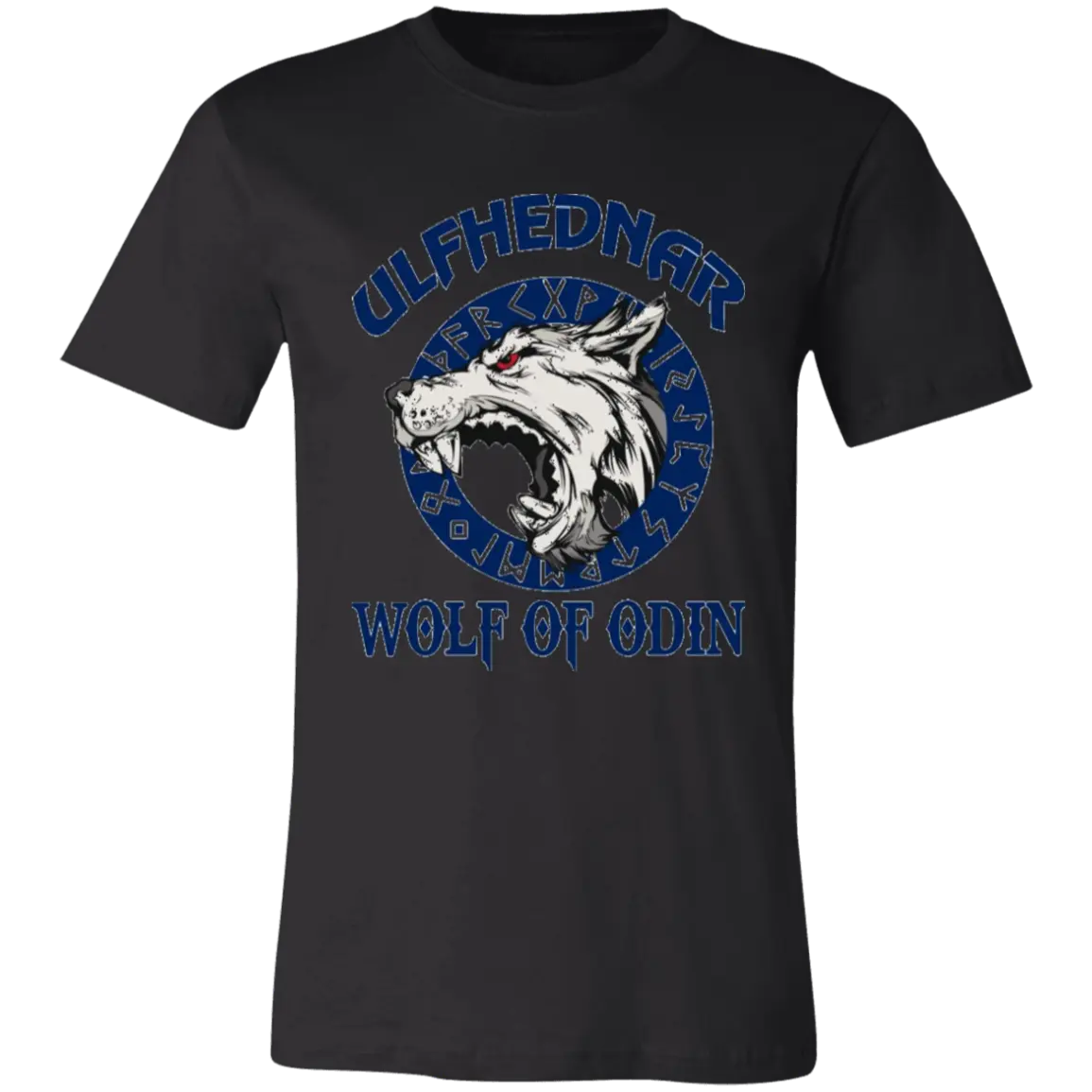 Ulfhednar, the Wolf of Odin Berserker Jersey Short-Sleeve T-Shirt - T-Shirts Black / S Real Domain Streetwear Real Domain Streetwear