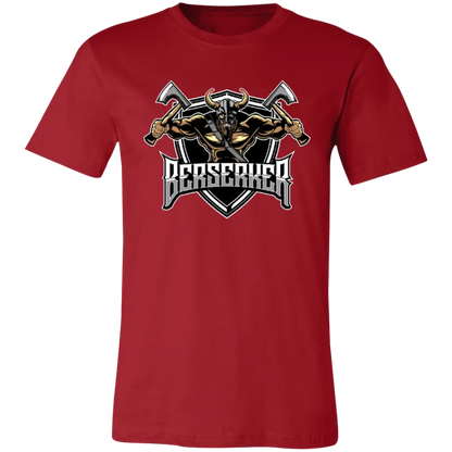 Berserker Jersey Short-Sleeve T-Shirt - T-Shirts Canvas Red / M Real Domain Streetwear Real Domain Streetwear