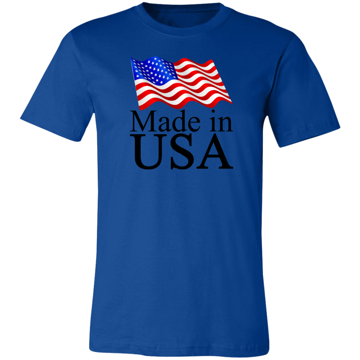 Made in USA Jersey Short-Sleeve T-Shirt - T-Shirts White / M Real Domain Streetwear Real Domain Streetwear