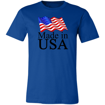 Made in USA Jersey Short-Sleeve T-Shirt - T-Shirts White / M Real Domain Streetwear Real Domain Streetwear