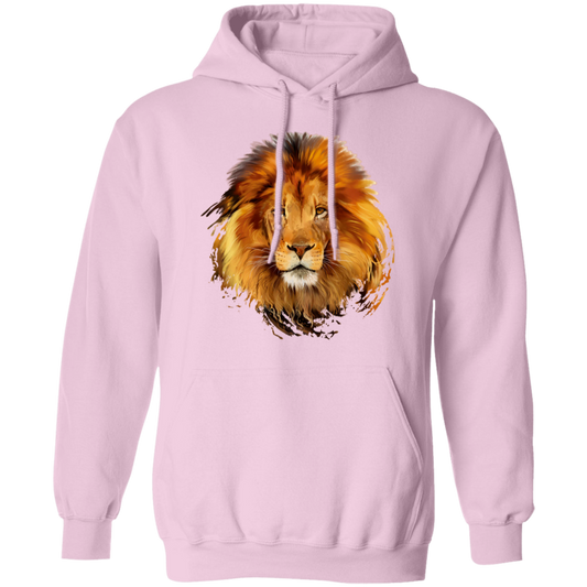 The King Lion Pullover Hoodie - Hoodies Light Pink / M Real Domain Streetwear Real Domain Streetwear