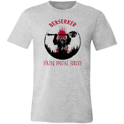 Berserker Viking Special Forces Jersey Short-Sleeve T-Shirt - T-Shirts Athletic Heather / M Real Domain Streetwear Real Domain Streetwear