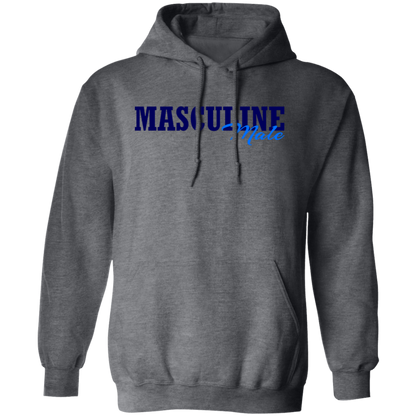 Masculine Male Pullover Hoodie - Sweatshirts Dark Heather / S Real Domain Streetwear Real Domain Streetwear