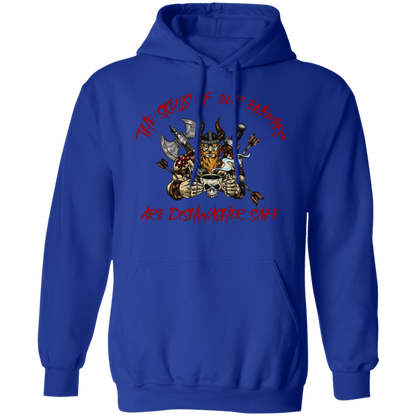 The Skulls of Our Enemies Are Dishwasher Safe Pullover Hoodie - Hoodies Royal / M Real Domain Streetwear Real Domain Streetwear
