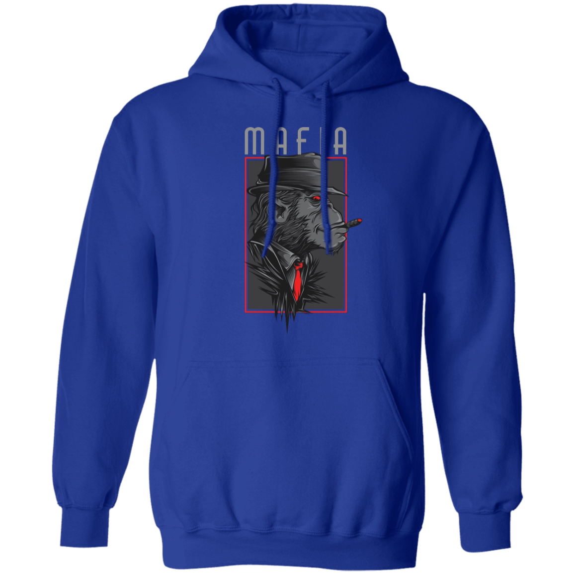 Gorilla Mafia Pullover Hoodie - Hoodies Royal / M Real Domain Streetwear Real Domain Streetwear