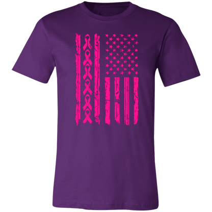 Breast Cancer Support Jersey Short-Sleeve T-Shirt - T-Shirts Team Purple / X-Small Real Domain Streetwear Real Domain Streetwear