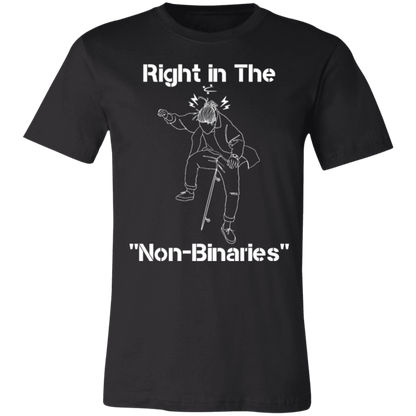 Right in the "Non-Binaries" Jersey Short-Sleeve T-Shirt