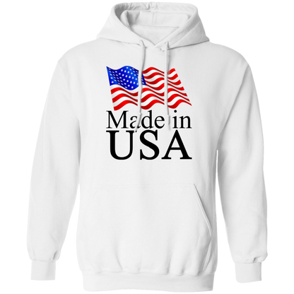 Made in USA American Flag Pullover Hoodie - Hoodies Red / M Real Domain Streetwear Real Domain Streetwear