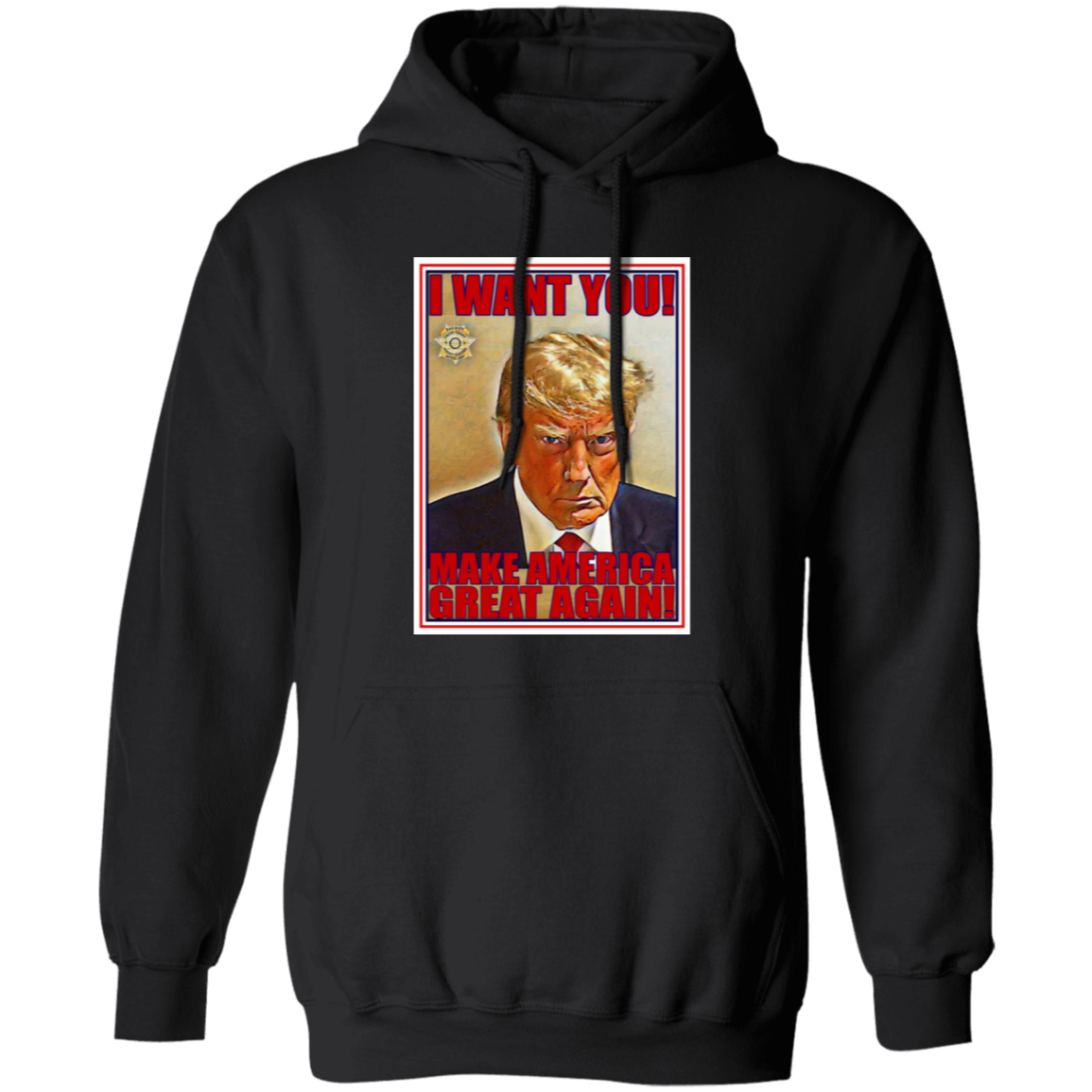 Trump I Want You Pullover Hoodie