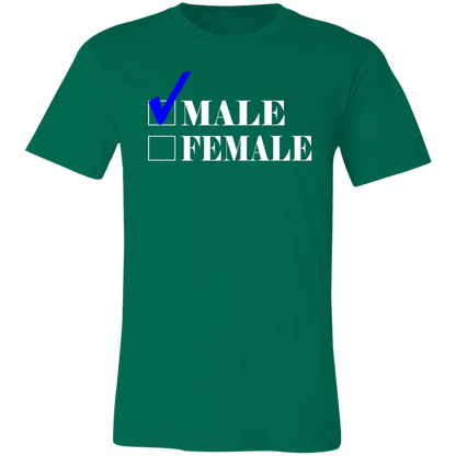 Checkmark Male Jersey Short-Sleeve T-Shirt - T-Shirts Kelly / S Real Domain Streetwear Real Domain Streetwear