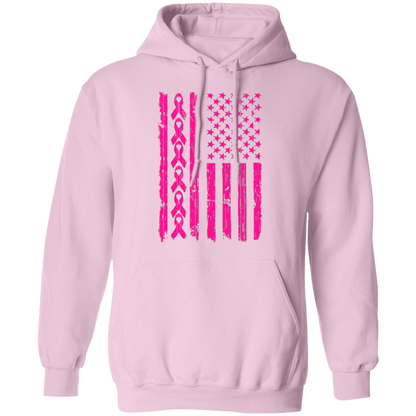 Breast Cancer Support Pullover Hoodie - Hoodies Light Pink / S Real Domain Streetwear Real Domain Streetwear