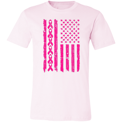 Breast Cancer Support Jersey Short-Sleeve T-Shirt - T-Shirts Soft Pink / X-Small Real Domain Streetwear Real Domain Streetwear