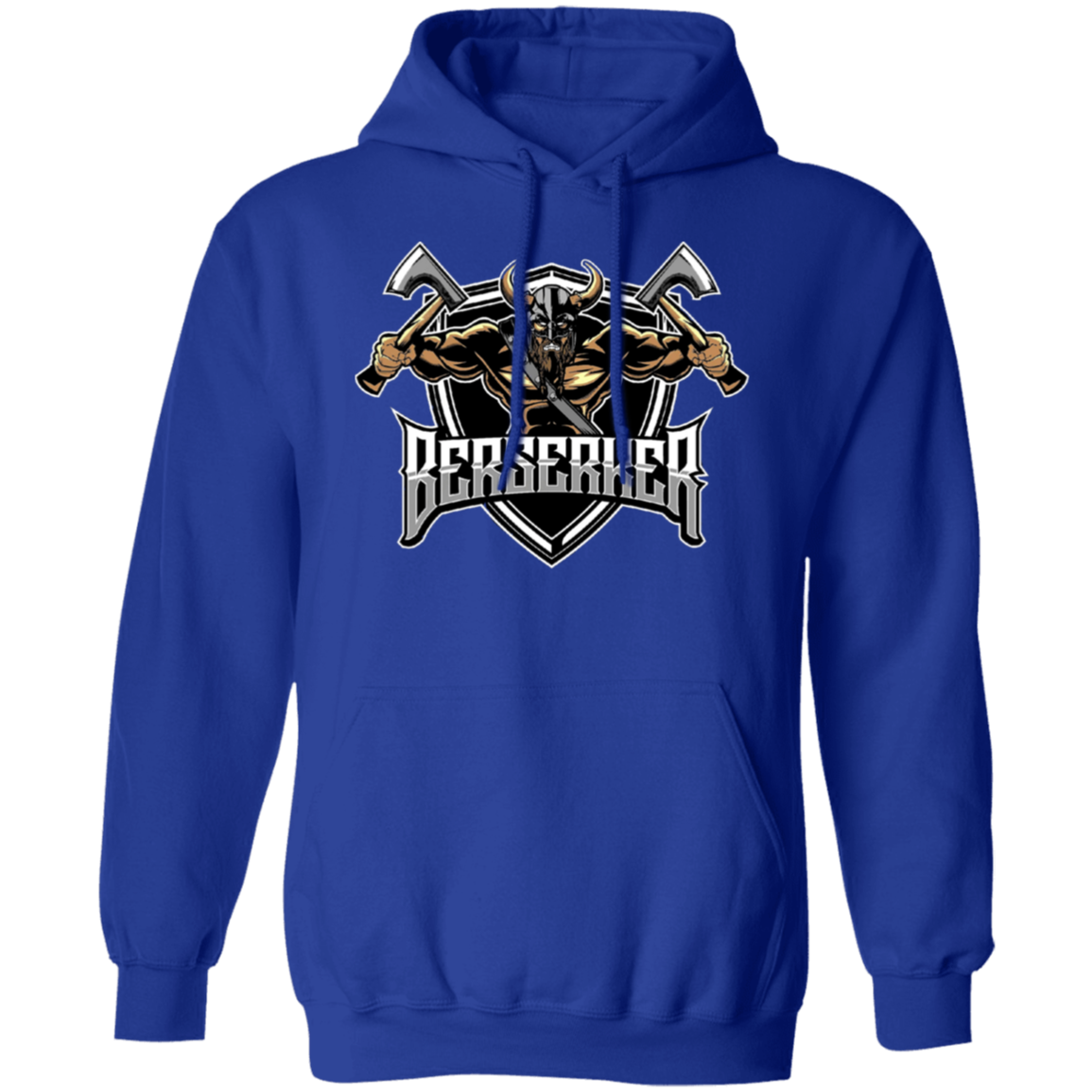Berserker Pullover Hoodie - Hoodies Royal / M Real Domain Streetwear Real Domain Streetwear