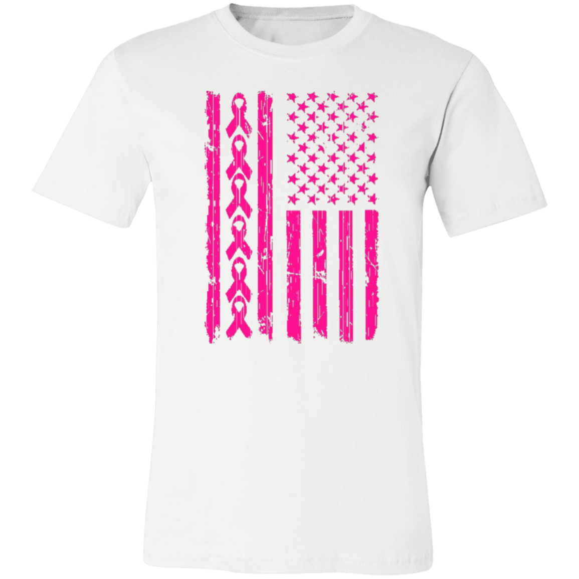 Breast Cancer Support Jersey Short-Sleeve T-Shirt - T-Shirts White / X-Small Real Domain Streetwear Real Domain Streetwear