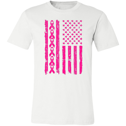 Breast Cancer Support Jersey Short-Sleeve T-Shirt - T-Shirts White / X-Small Real Domain Streetwear Real Domain Streetwear