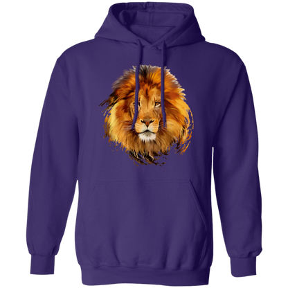 The King Lion Pullover Hoodie - Hoodies Purple / M Real Domain Streetwear Real Domain Streetwear