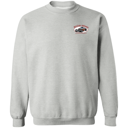 Hellfire Customs Crewneck Pullover Sweatshirt - Sweatshirts Sport Grey / M Real Domain Streetwear Real Domain Streetwear