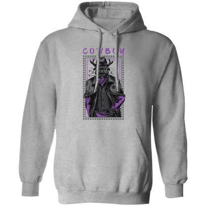 Warrior Cowboy Pullover Hoodie - Hoodies Sport Grey / M Real Domain Streetwear Real Domain Streetwear