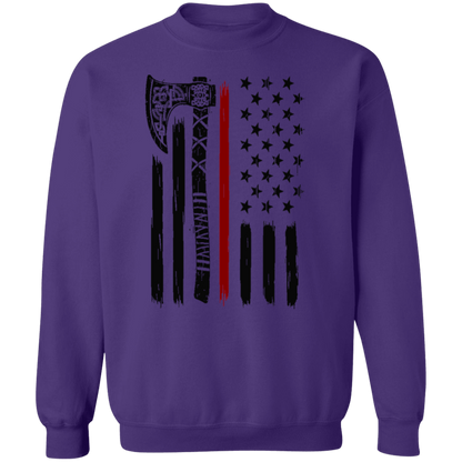 American Viking Flag Crewneck Pullover Sweatshirt